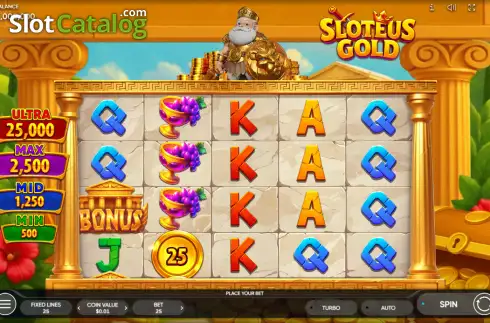 Οθόνη2. Sloteus Gold Κουλοχέρης