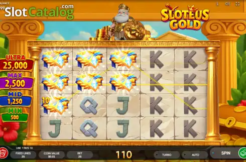 Οθόνη3. Sloteus Gold Κουλοχέρης