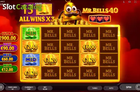 Οθόνη3. Mr. Bells 40 Κουλοχέρης