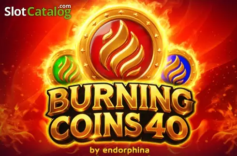 Burning Coins 40 Λογότυπο