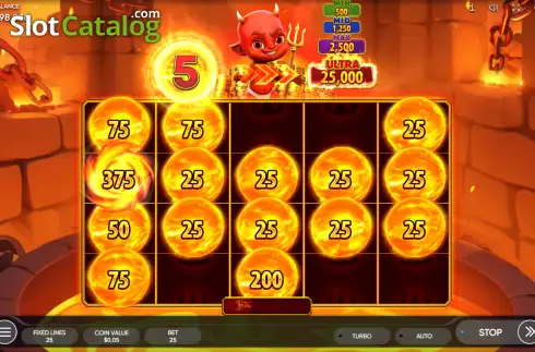 Οθόνη4. Burning Hell Κουλοχέρης 