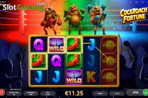 Οθόνη3. Cockroach Fortune Κουλοχέρης