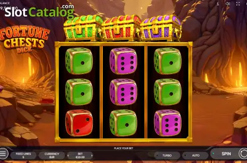 Οθόνη2. Fortune Chests Dice Κουλοχέρης
