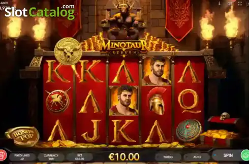 Οθόνη2. Minotaur ReBurn Κουλοχέρης 