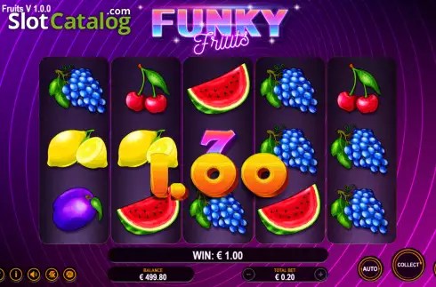 Οθόνη3. Funky Fruits (Enrich Gaming) Κουλοχέρης 