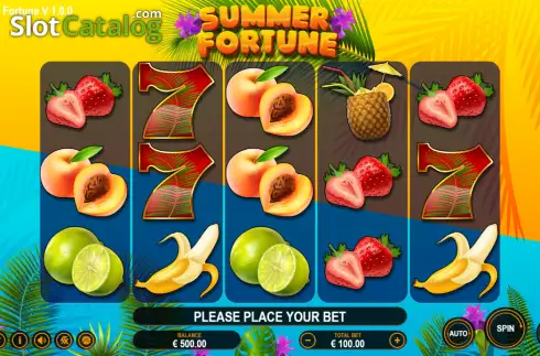 Οθόνη2. Summer Fortune Κουλοχέρης