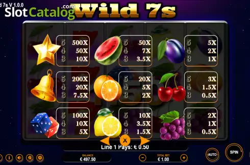 Οθόνη4. Wild 7s Κουλοχέρης