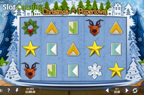 Οθόνη2. Christmas in Papertown Κουλοχέρης