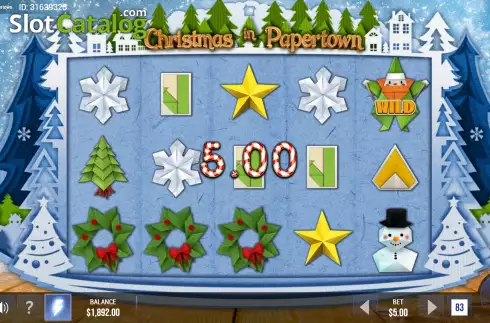 Οθόνη4. Christmas in Papertown Κουλοχέρης