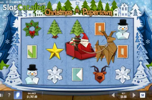 Οθόνη5. Christmas in Papertown Κουλοχέρης