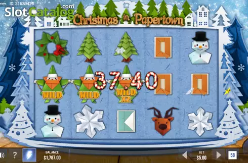 Οθόνη6. Christmas in Papertown Κουλοχέρης