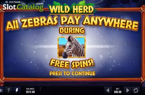 Οθόνη7. Wild Herd Κουλοχέρης 