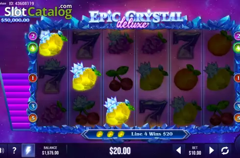 Οθόνη4. Epic Crystal Deluxe Κουλοχέρης