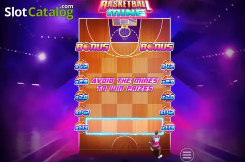 Οθόνη3. Basketball Mine Κουλοχέρης