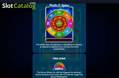 Οθόνη8. Fruitz and Spinz Κουλοχέρης