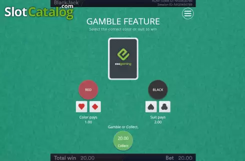 Οθόνη6. BlackJack (Esa Gaming) Κουλοχέρης 