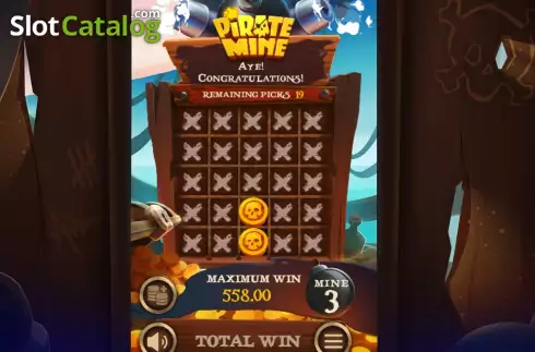Οθόνη4. Pirate Mine Κουλοχέρης