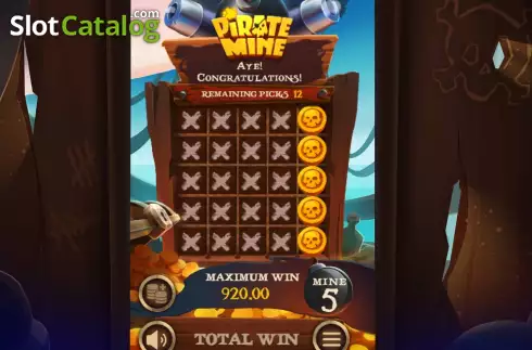 Οθόνη5. Pirate Mine Κουλοχέρης