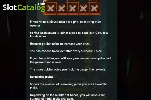 Οθόνη8. Pirate Mine Κουλοχέρης