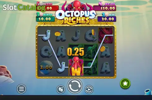Οθόνη3. Octopus Riches Κουλοχέρης