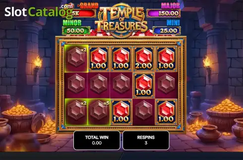 Οθόνη3. Temple of Treasures Κουλοχέρης