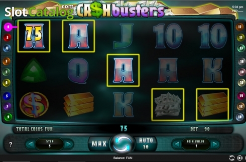 Οθόνη4. Cash Busters (Espresso Games) Κουλοχέρης