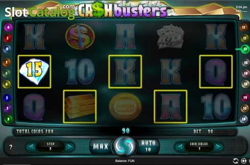Οθόνη5. Cash Busters (Espresso Games) Κουλοχέρης