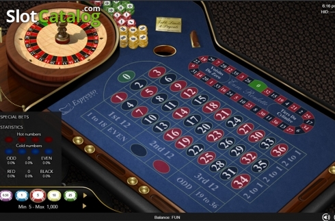 Οθόνη3. Euro Roulette (Espresso Games) Κουλοχέρης