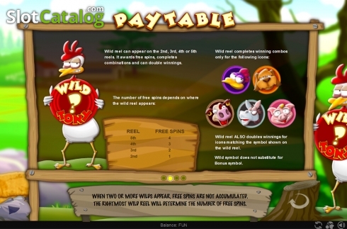Οθόνη6. Cluck Bucks Κουλοχέρης