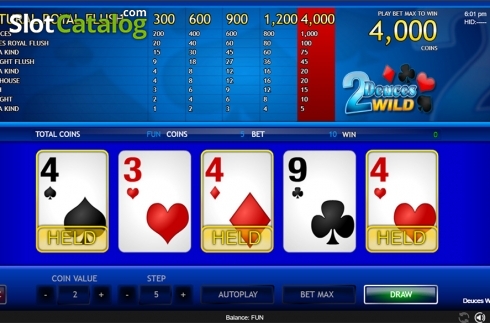 Οθόνη4. Deuces Wild (Espresso Games) Κουλοχέρης