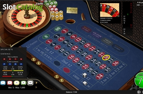 Οθόνη5. Global American Roulette	 Κουλοχέρης 