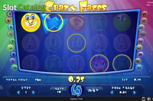 Οθόνη5. Crazy Faces Κουλοχέρης