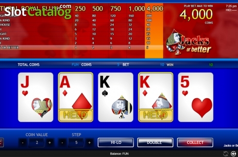 Οθόνη4. Jacks or Better (Espresso Games) Κουλοχέρης 
