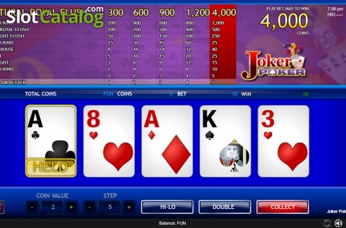 Οθόνη4. Joker Poker (Espresso Games) Κουλοχέρης