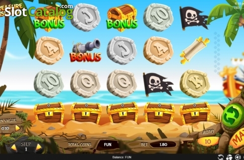 Οθόνη2. Treasure Island (Espresso Games) Κουλοχέρης