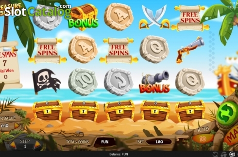 Οθόνη3. Treasure Island (Espresso Games) Κουλοχέρης