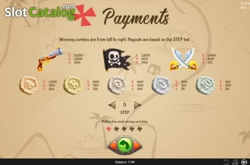 Οθόνη8. Treasure Island (Espresso Games) Κουλοχέρης