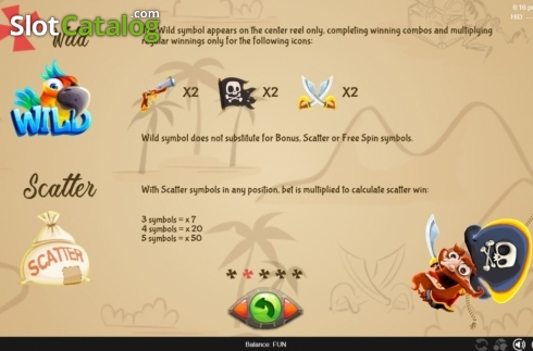 Οθόνη9. Treasure Island (Espresso Games) Κουλοχέρης