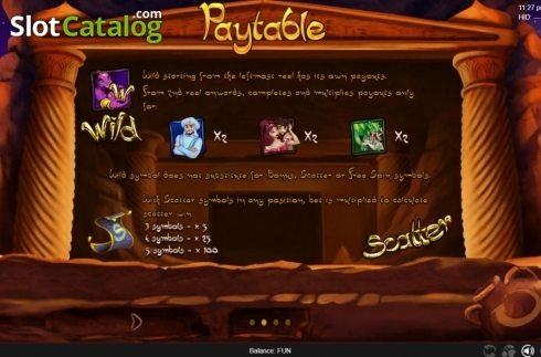 Οθόνη5. Genie's Treasure (Espresso Games) Κουλοχέρης 