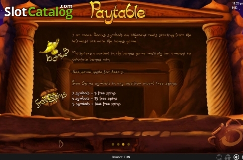 Οθόνη6. Genie's Treasure (Espresso Games) Κουλοχέρης 