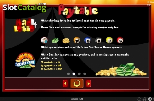 Οθόνη5. Mad 4 Lotto Κουλοχέρης