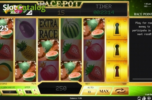 Οθόνη3. Fruit Race Deluxe Κουλοχέρης