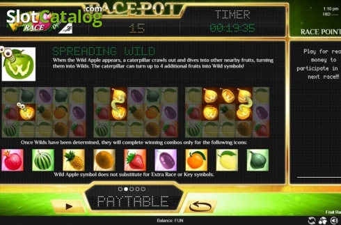Οθόνη5. Fruit Race Deluxe Κουλοχέρης