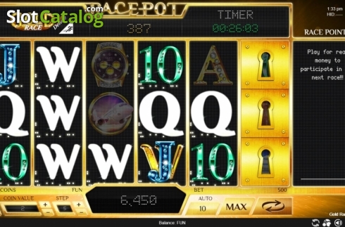 Οθόνη3. Gold Race Deluxe Κουλοχέρης 