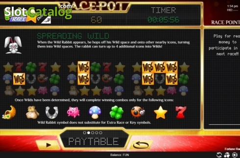 Οθόνη5. Fortune Race Deluxe Κουλοχέρης