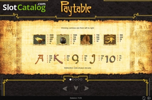 Οθόνη4. Pyramid Quest (Espresso Games) Κουλοχέρης