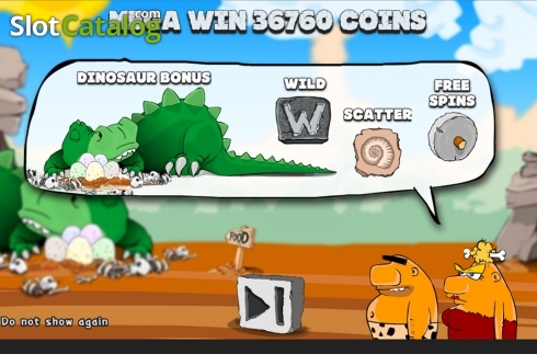 Οθόνη3. Caveman (Espresso Games) Κουλοχέρης
