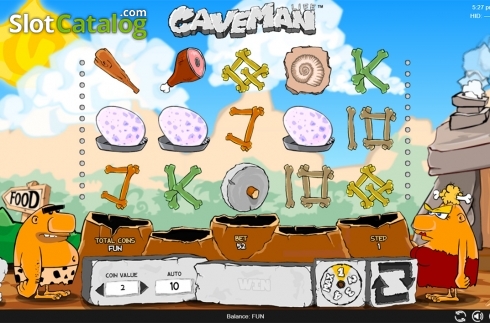 Οθόνη4. Caveman (Espresso Games) Κουλοχέρης