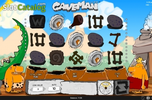Οθόνη6. Caveman (Espresso Games) Κουλοχέρης
