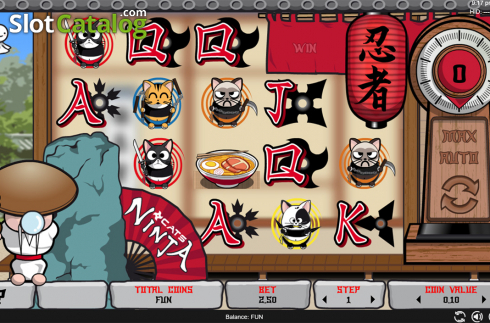Οθόνη3. Ninja Cats (Espresso Games) Κουλοχέρης